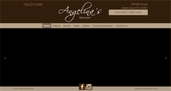 Desktop Screenshot of angelinasristorante.com